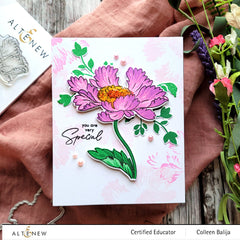 Build-A-Flower Set Build-A-Flower: Candystripe Cosmos Layering Stamp & Die Set