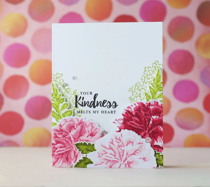 Build-A-Flower Set Build-A-Flower: Carnation Layering Stamp & Die Set
