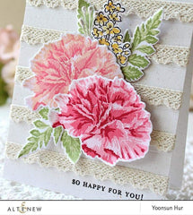 Build-A-Flower Set Build-A-Flower: Carnation Layering Stamp & Die Set