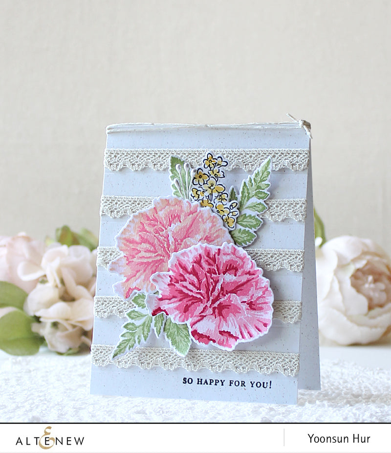 Build-A-Flower Set Build-A-Flower: Carnation Layering Stamp & Die Set