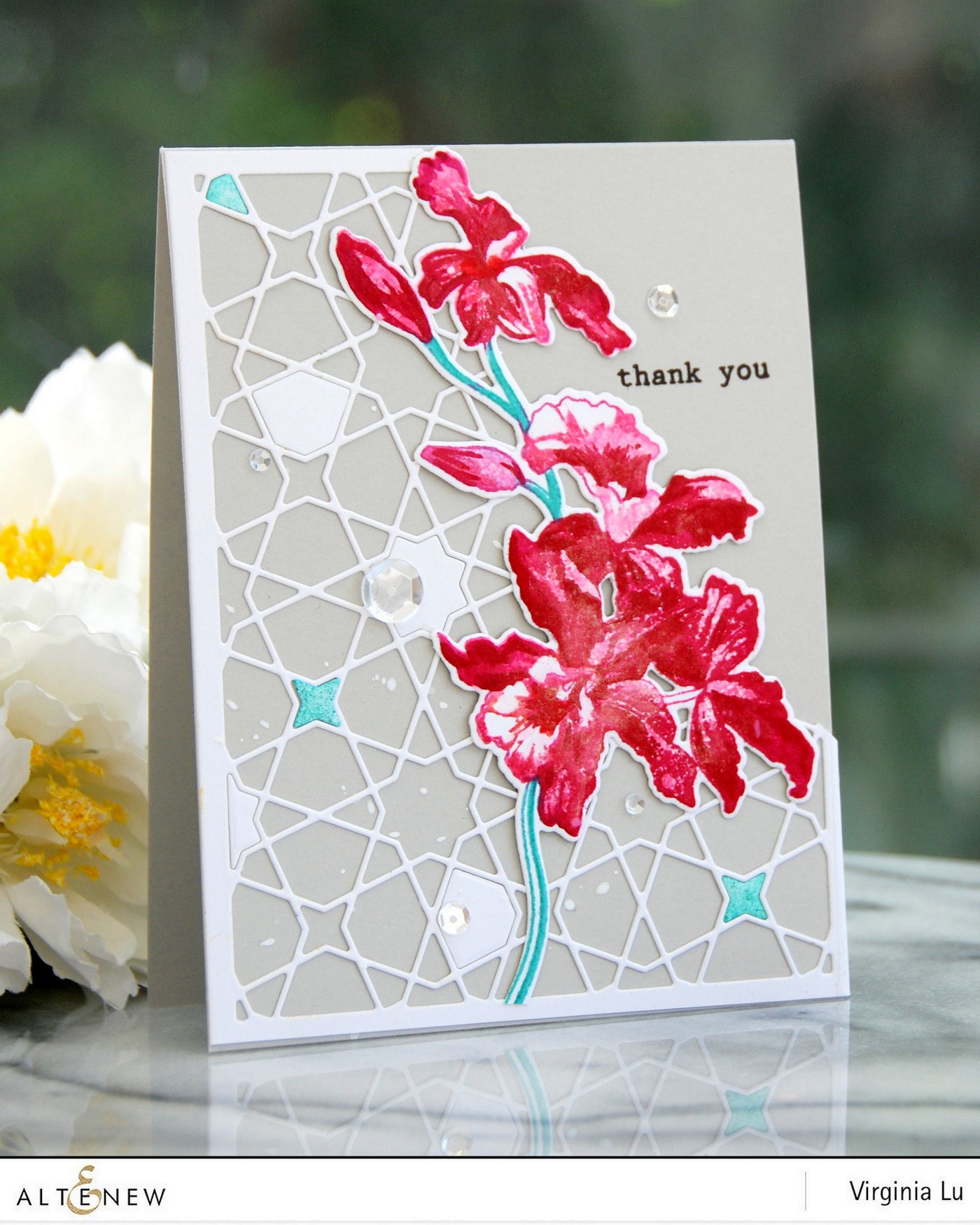 Build-A-Flower Set Build-A-Flower: Cattleya Layering Stamp & Die Set
