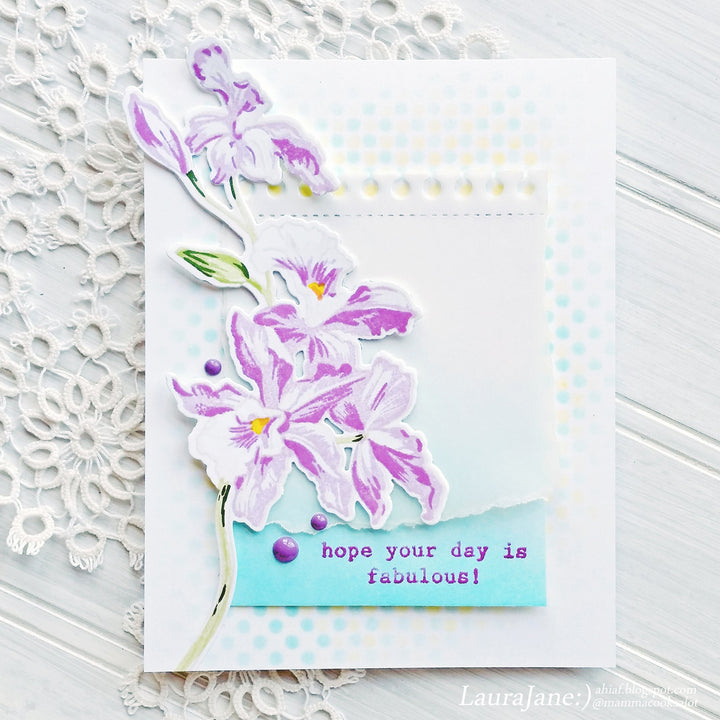 Build-A-Flower Set Build-A-Flower: Cattleya Layering Stamp & Die Set