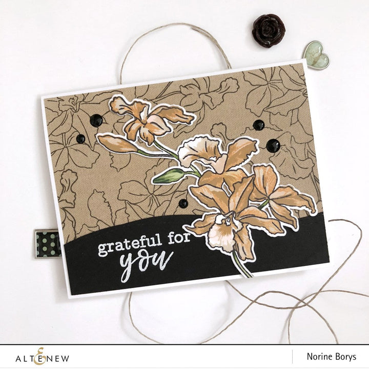 Build-A-Flower Set Build-A-Flower: Cattleya Layering Stamp & Die Set