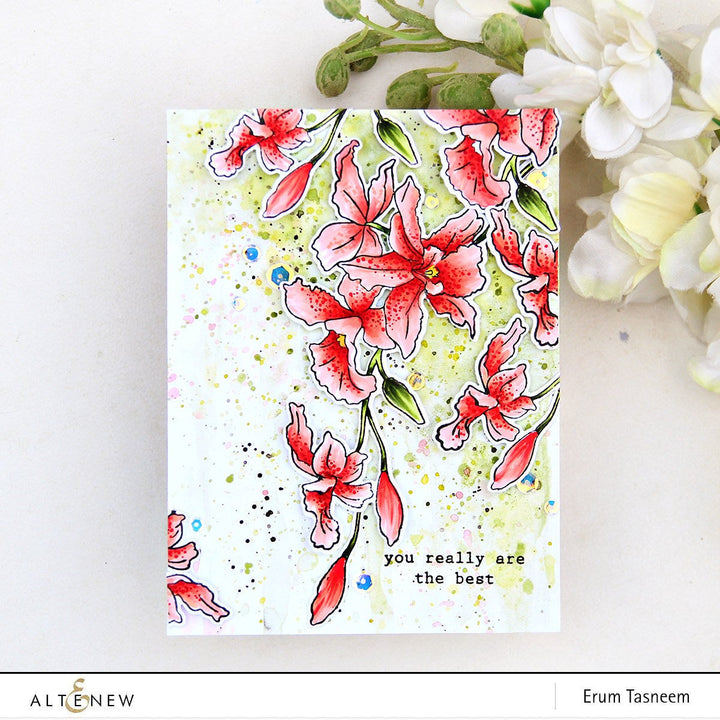 Build-A-Flower Set Build-A-Flower: Cattleya Layering Stamp & Die Set