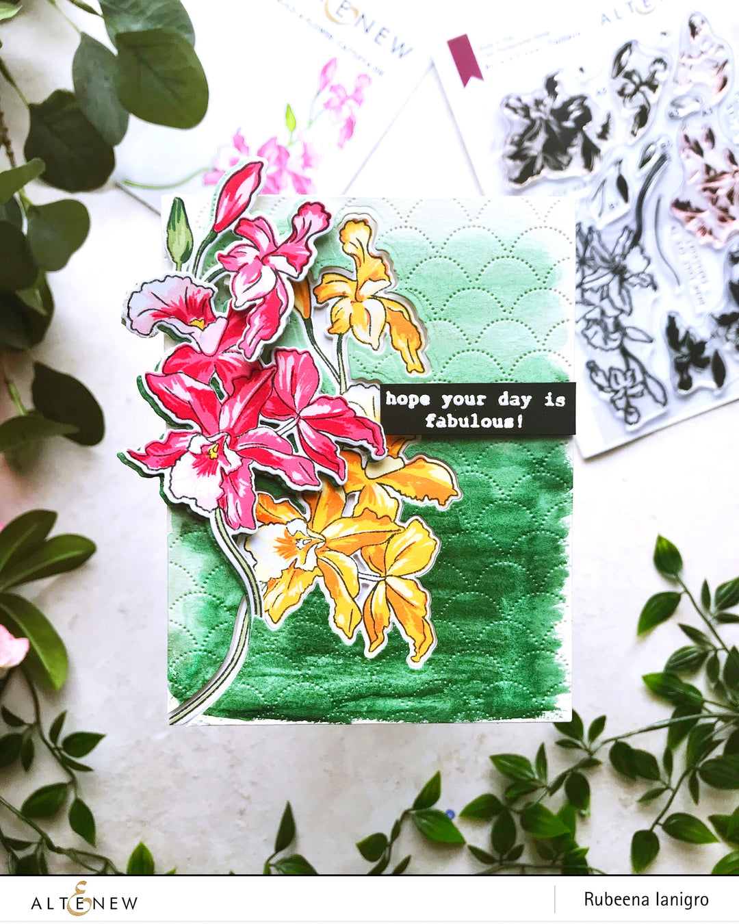 Build-A-Flower Set Build-A-Flower: Cattleya Layering Stamp & Die Set