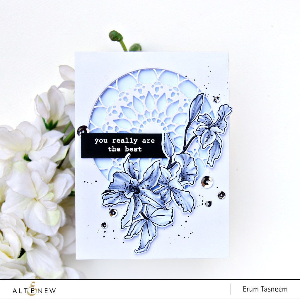 Build-A-Flower Set Build-A-Flower: Cattleya Layering Stamp & Die Set