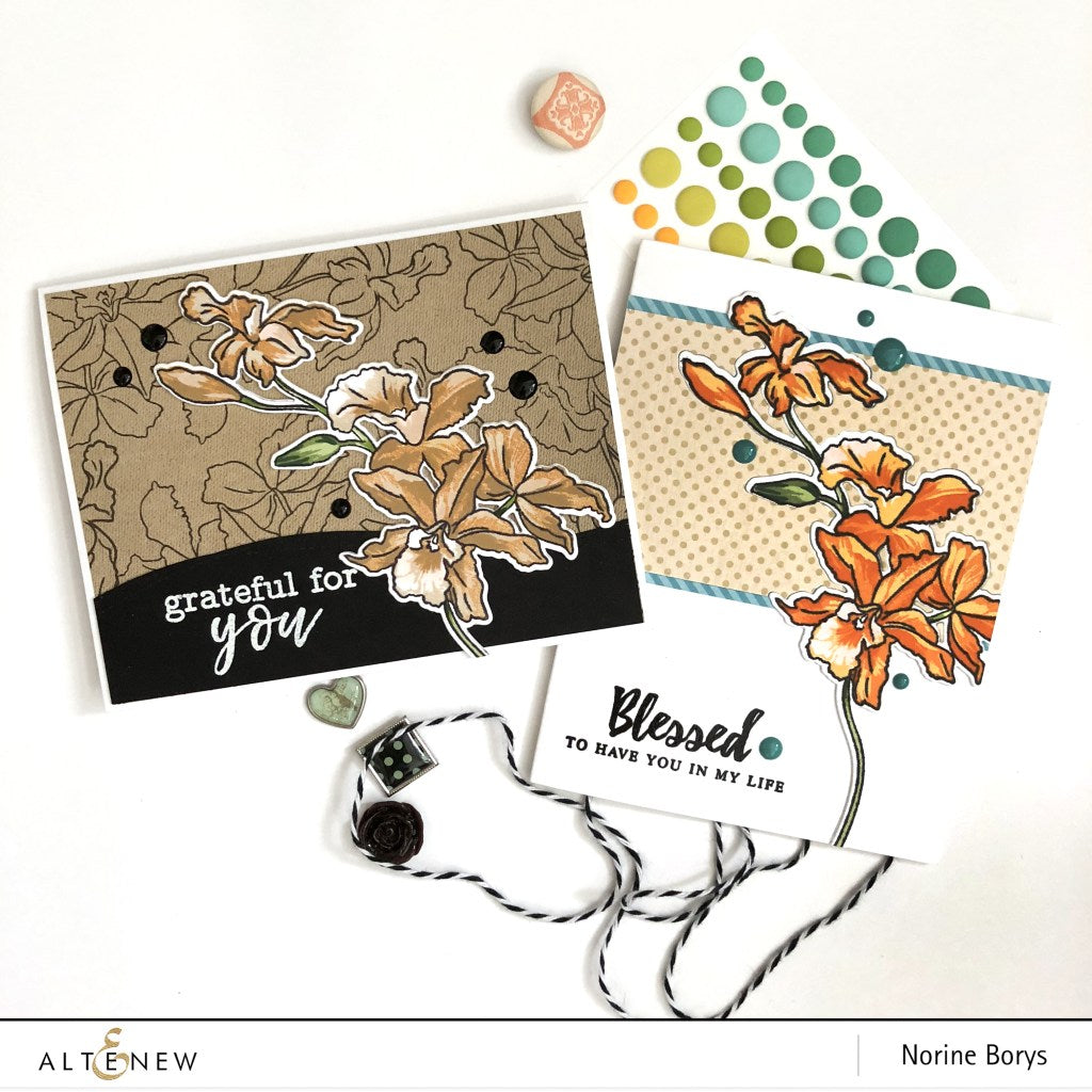 Build-A-Flower Set Build-A-Flower: Cattleya Layering Stamp & Die Set