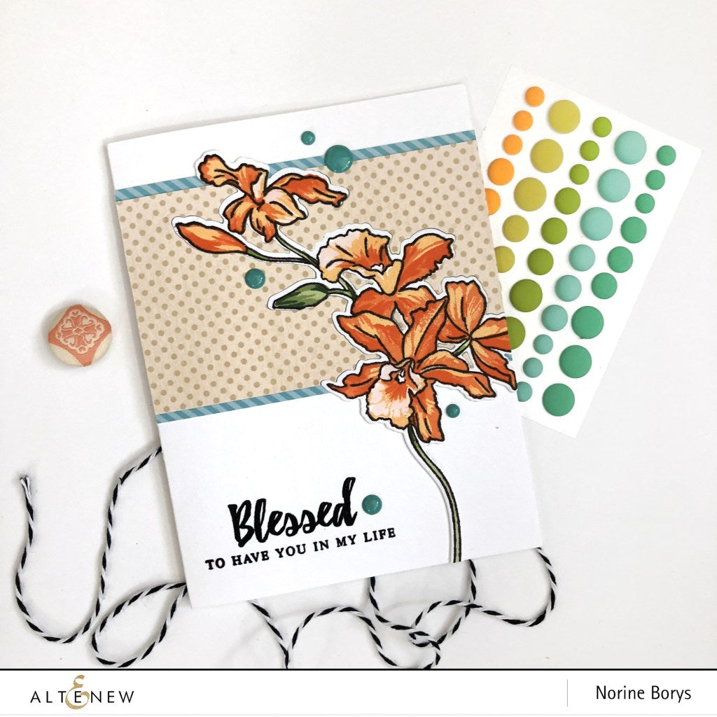 Build-A-Flower Set Build-A-Flower: Cattleya Layering Stamp & Die Set