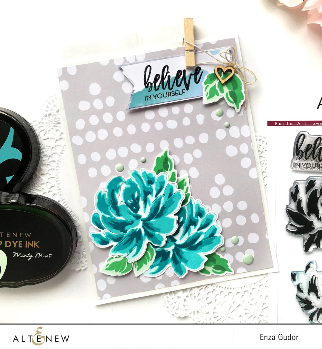 Build-A-Flower Set Build-A-Flower: Chrysanthemum Layering Stamp & Die Set