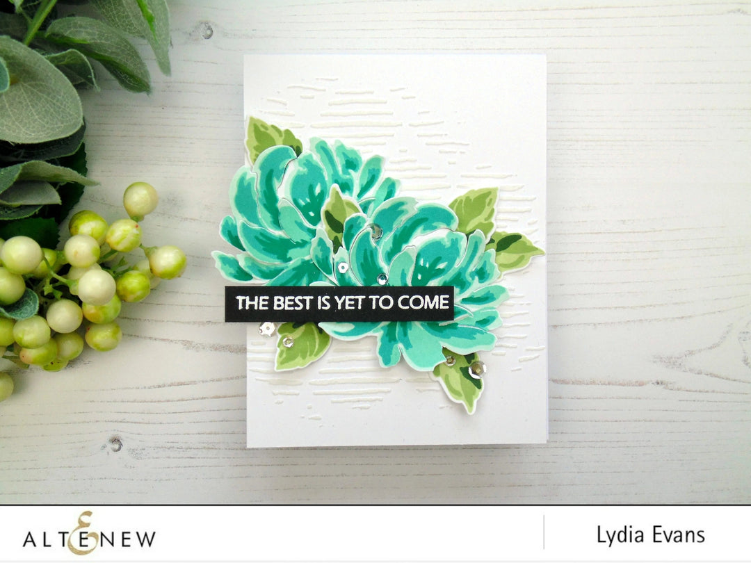 Build-A-Flower Set Build-A-Flower: Chrysanthemum Layering Stamp & Die Set