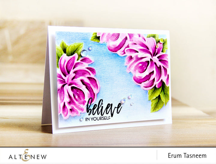Build-A-Flower Set Build-A-Flower: Chrysanthemum Layering Stamp & Die Set