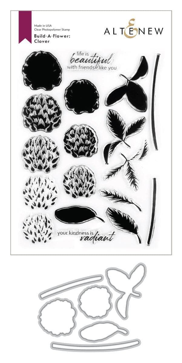 Build-A-Flower Set Build-A-Flower: Clover Layering Stamp & Die Set