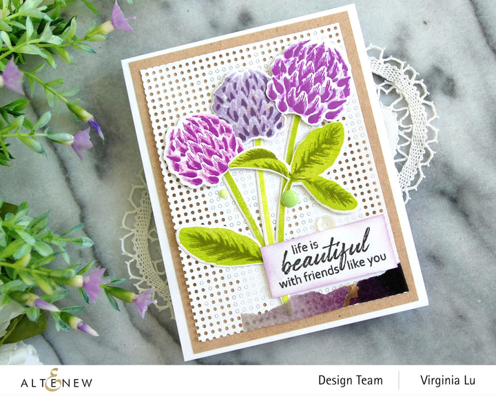 Build-A-Flower Set Build-A-Flower: Clover Layering Stamp & Die Set