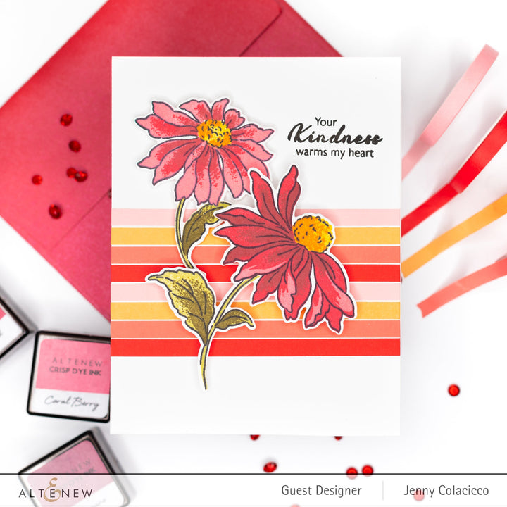 Build-A-Flower Set Build-A-Flower: Coneflower Layering Stamp & Die Set