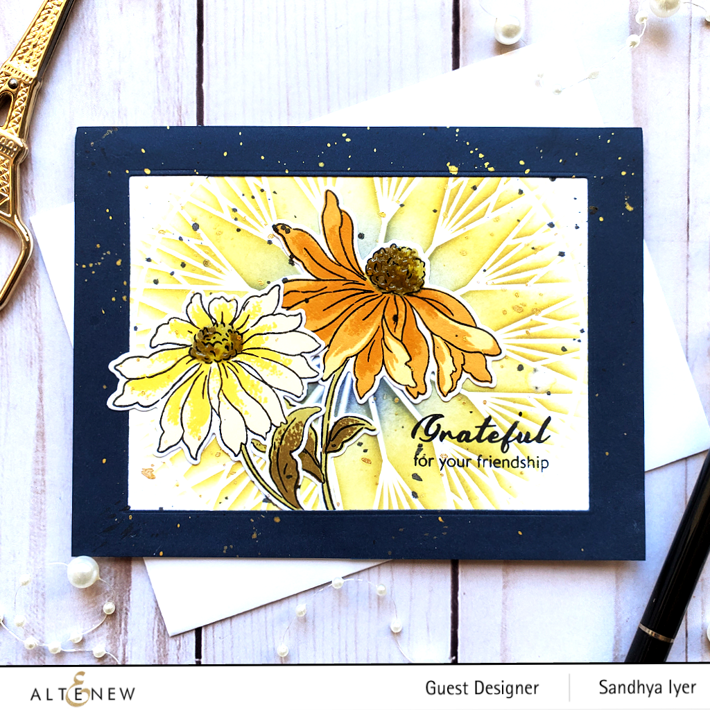 Build-A-Flower Set Build-A-Flower: Coneflower Layering Stamp & Die Set
