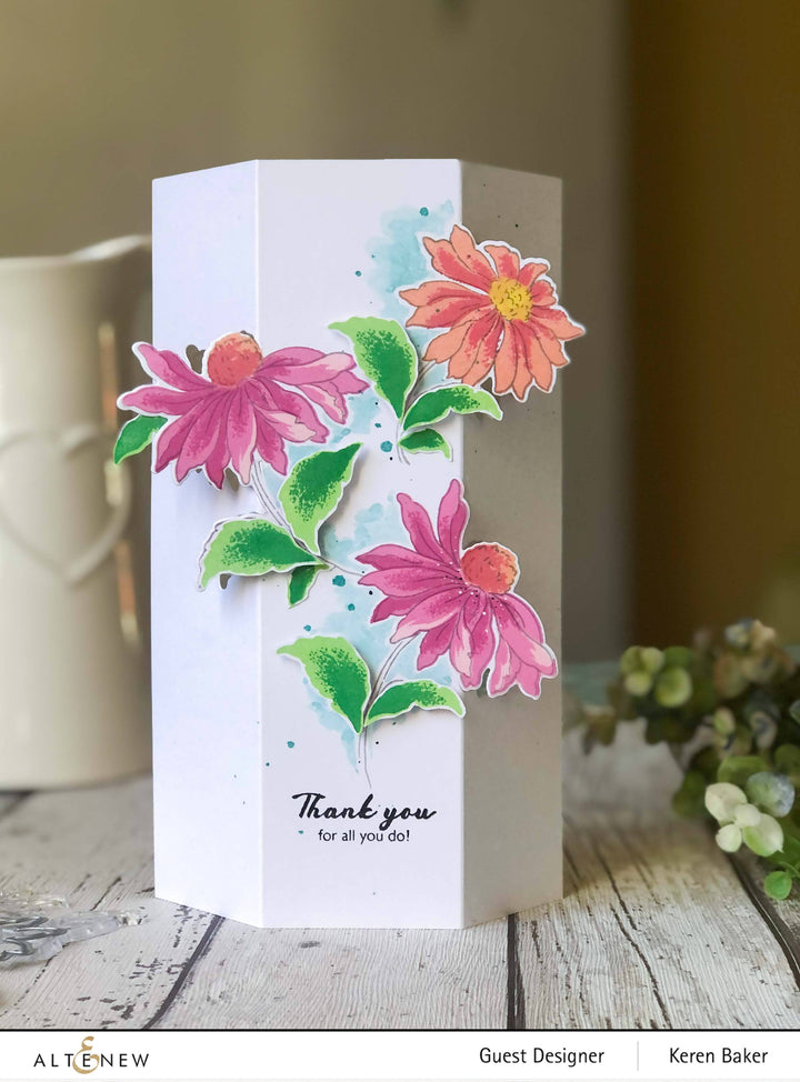 Build-A-Flower Set Build-A-Flower: Coneflower Layering Stamp & Die Set
