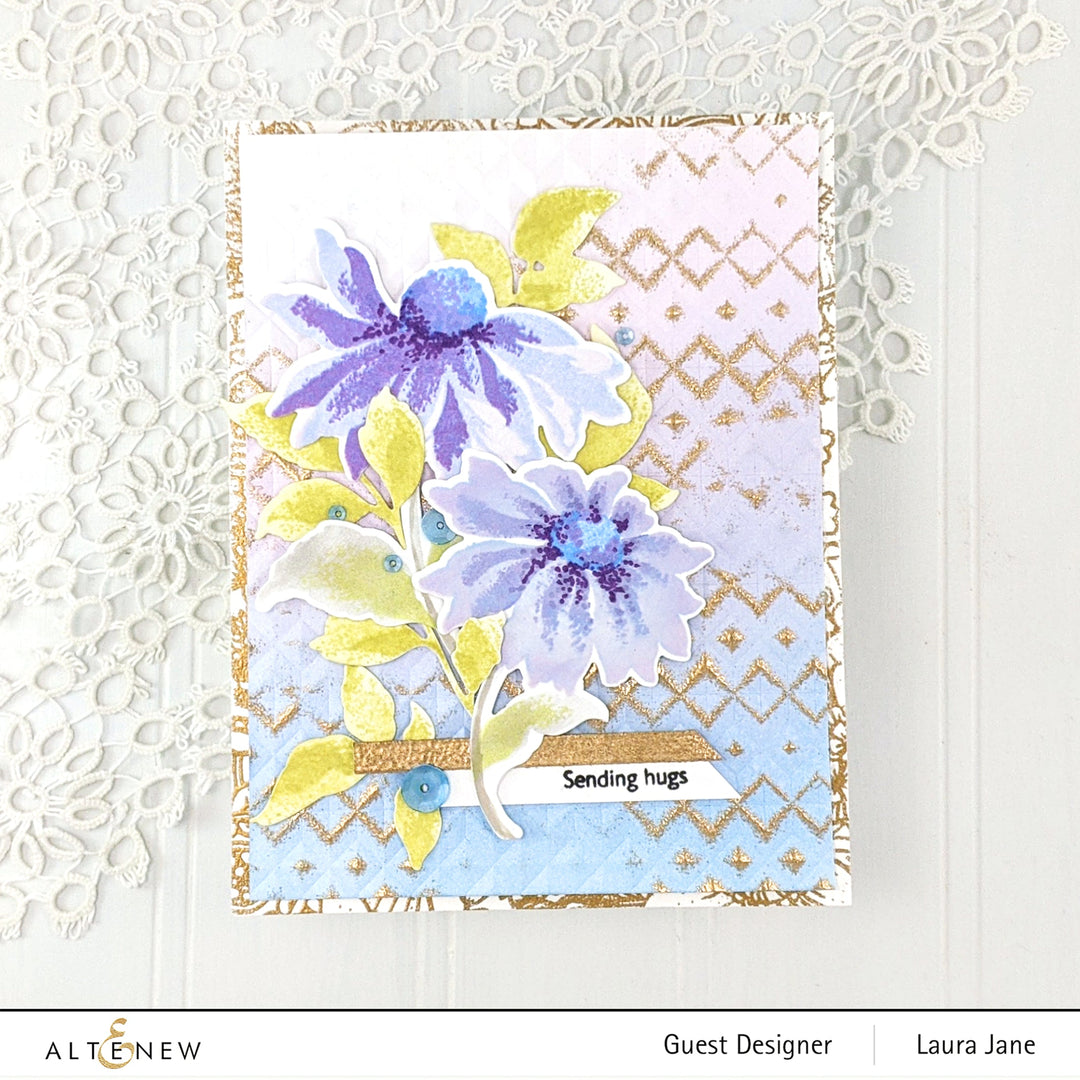 Build-A-Flower Set Build-A-Flower: Coneflower Layering Stamp & Die Set