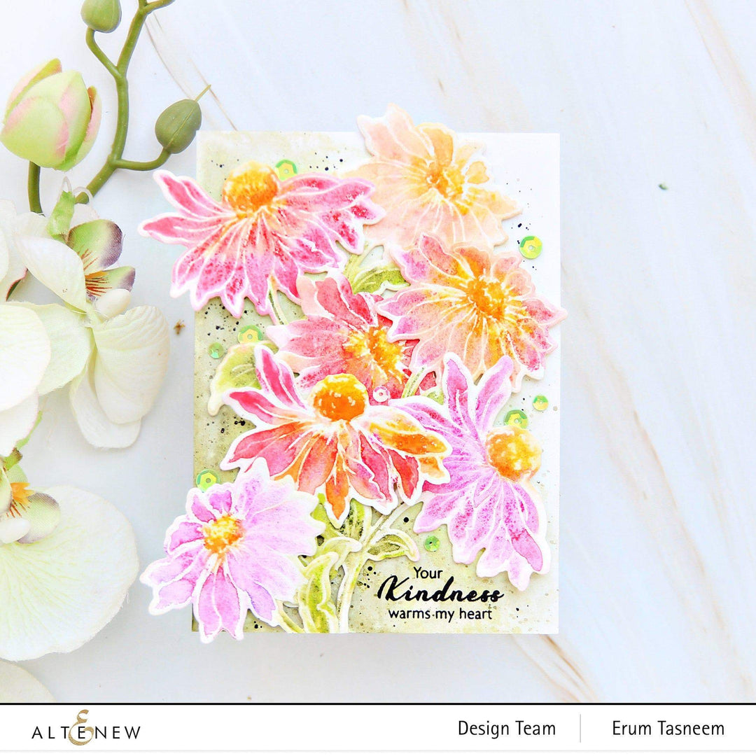 Build-A-Flower Set Build-A-Flower: Coneflower Layering Stamp & Die Set