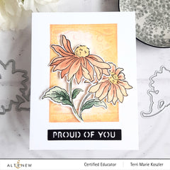 Build-A-Flower Set Build-A-Flower: Coneflower Layering Stamp & Die Set