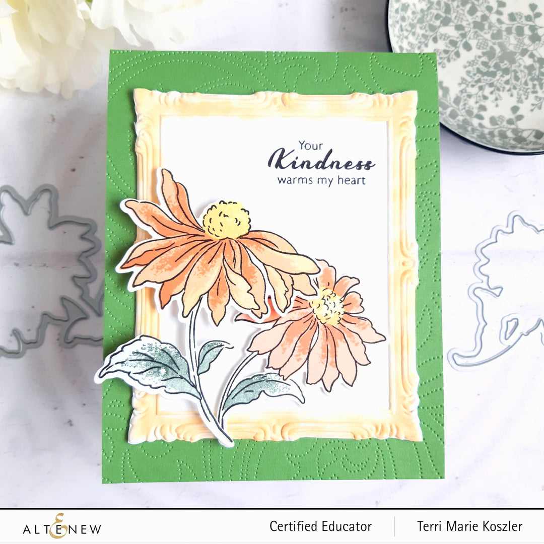 Build-A-Flower Set Build-A-Flower: Coneflower Layering Stamp & Die Set