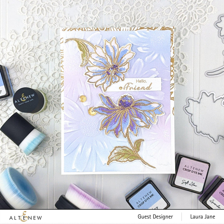 Build-A-Flower Set Build-A-Flower: Coneflower Layering Stamp & Die Set
