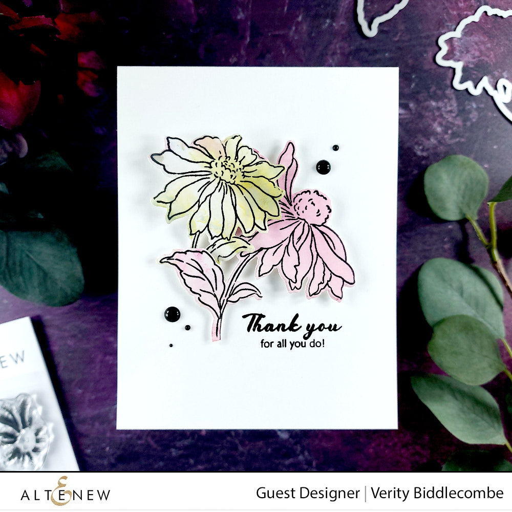Build-A-Flower Set Build-A-Flower: Coneflower Layering Stamp & Die Set