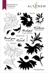 Build-A-Flower Set Build-A-Flower: Coneflower Layering Stamp & Die Set