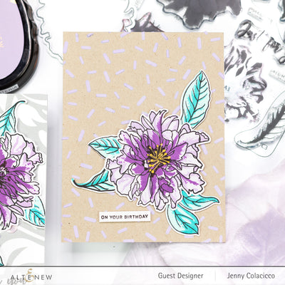 Build-A-Flower Set Build-A-Flower: Cora Louise Peony Layering Stamp & Die Set