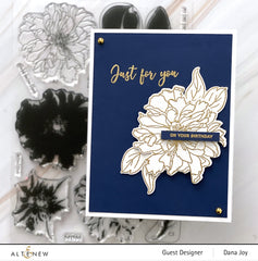 Build-A-Flower Set Build-A-Flower: Cora Louise Peony Layering Stamp & Die Set