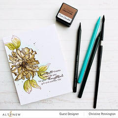 Build-A-Flower Set Build-A-Flower: Cora Louise Peony Layering Stamp & Die Set