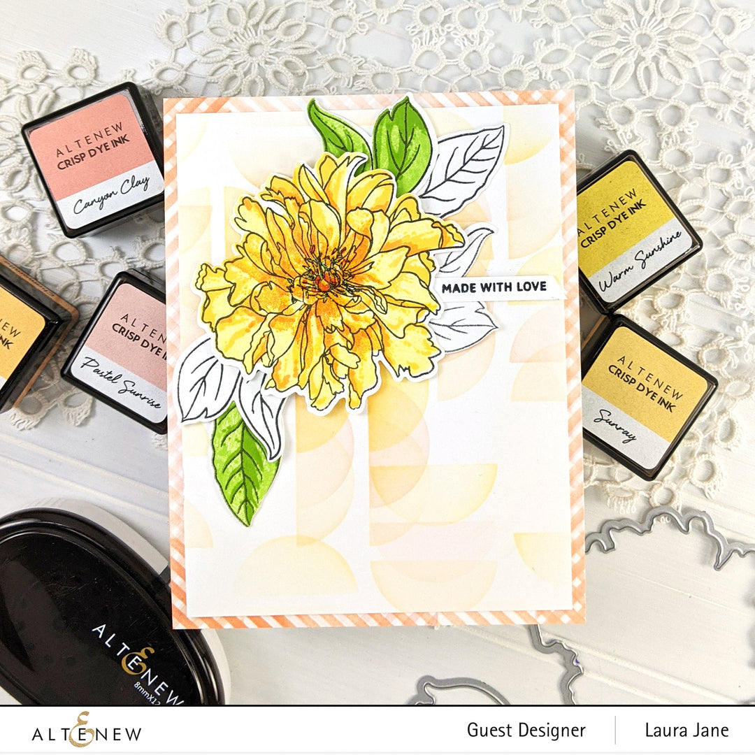 Build-A-Flower Set Build-A-Flower: Cora Louise Peony Layering Stamp & Die Set