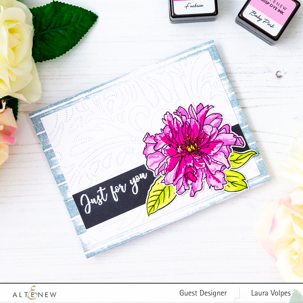 Build-A-Flower Set Build-A-Flower: Cora Louise Peony Layering Stamp & Die Set