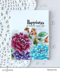 Build-A-Flower Set Build-A-Flower: Coral Charm Layering Stamp & Die Set