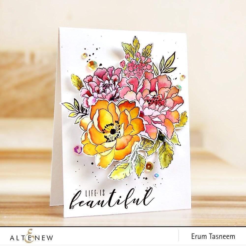 Build-A-Flower Set Build-A-Flower: Coral Charm Layering Stamp & Die Set