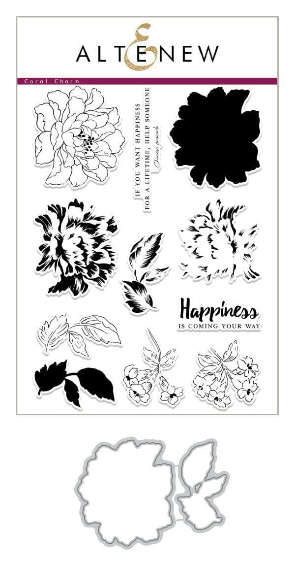Build-A-Flower Set Build-A-Flower: Coral Charm Layering Stamp & Die Set