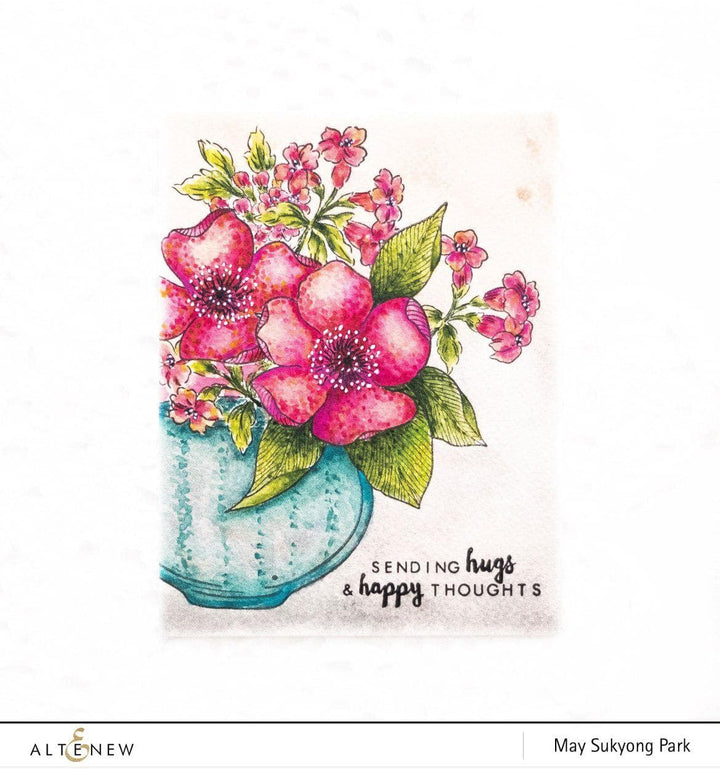 Build-A-Flower Set Build-A-Flower: Coral Charm Layering Stamp & Die Set