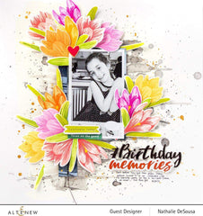 Build-A-Flower Set Build-A-Flower: Crocus Layering Stamp & Die Set