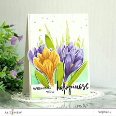 Build-A-Flower Set Build-A-Flower: Crocus Layering Stamp & Die Set