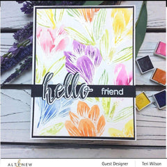 Build-A-Flower Set Build-A-Flower: Crocus Layering Stamp & Die Set