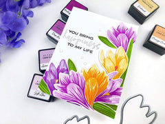 Build-A-Flower Set Build-A-Flower: Crocus Layering Stamp & Die Set