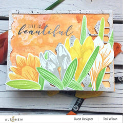Build-A-Flower Set Build-A-Flower: Crocus Layering Stamp & Die Set