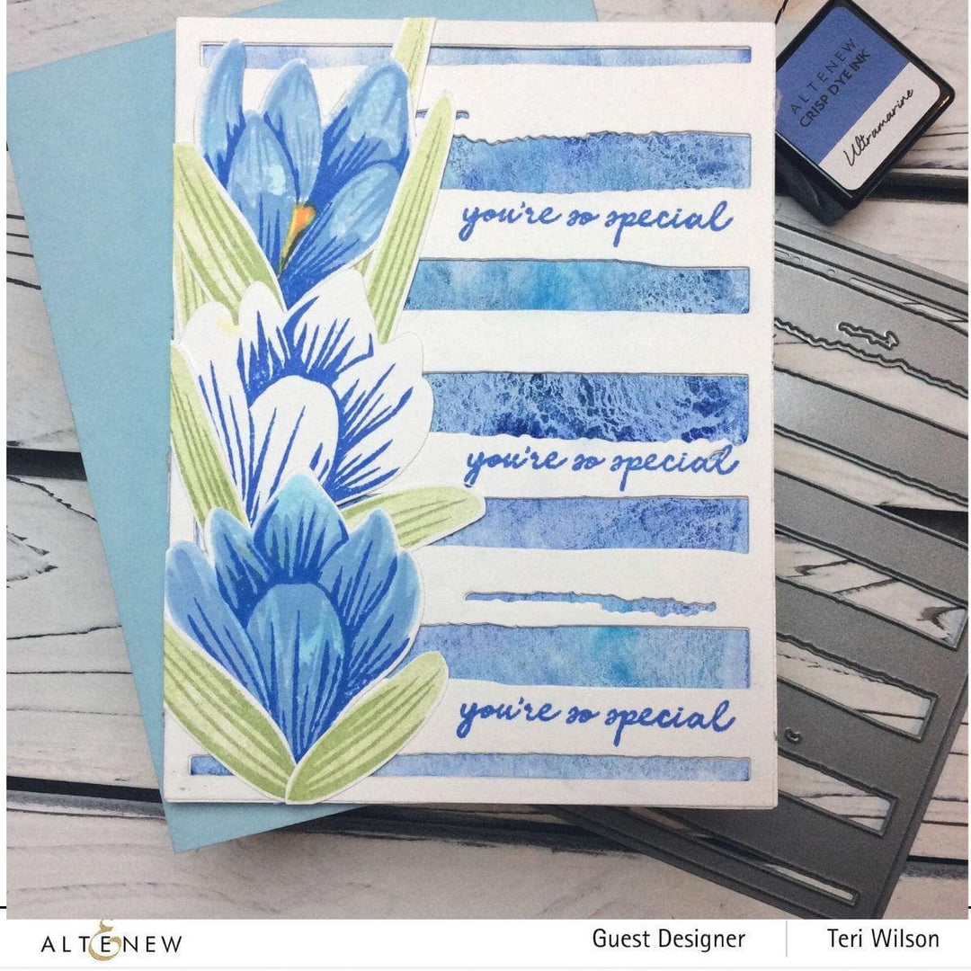 Build-A-Flower Set Build-A-Flower: Crocus Layering Stamp & Die Set