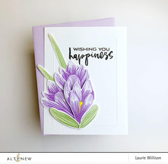 Build-A-Flower Set Build-A-Flower: Crocus Layering Stamp & Die Set