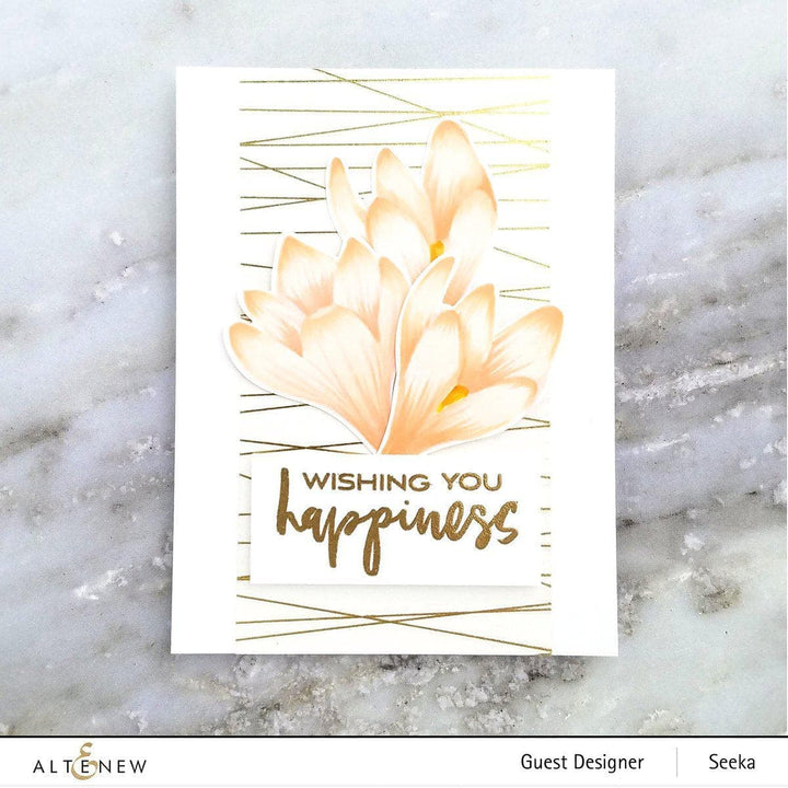 Build-A-Flower Set Build-A-Flower: Crocus Layering Stamp & Die Set