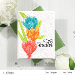 Build-A-Flower Set Build-A-Flower: Crocus Layering Stamp & Die Set