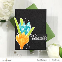 Build-A-Flower Set Build-A-Flower: Crocus Layering Stamp & Die Set