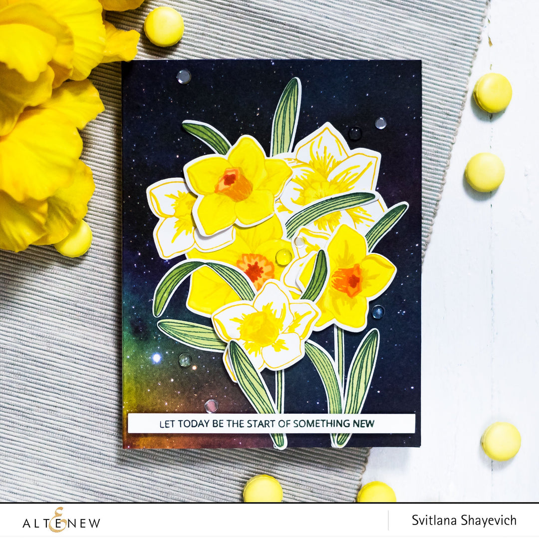 Build-A-Flower Set Build-A-Flower: Daffodil Layering Stamp & Die Set