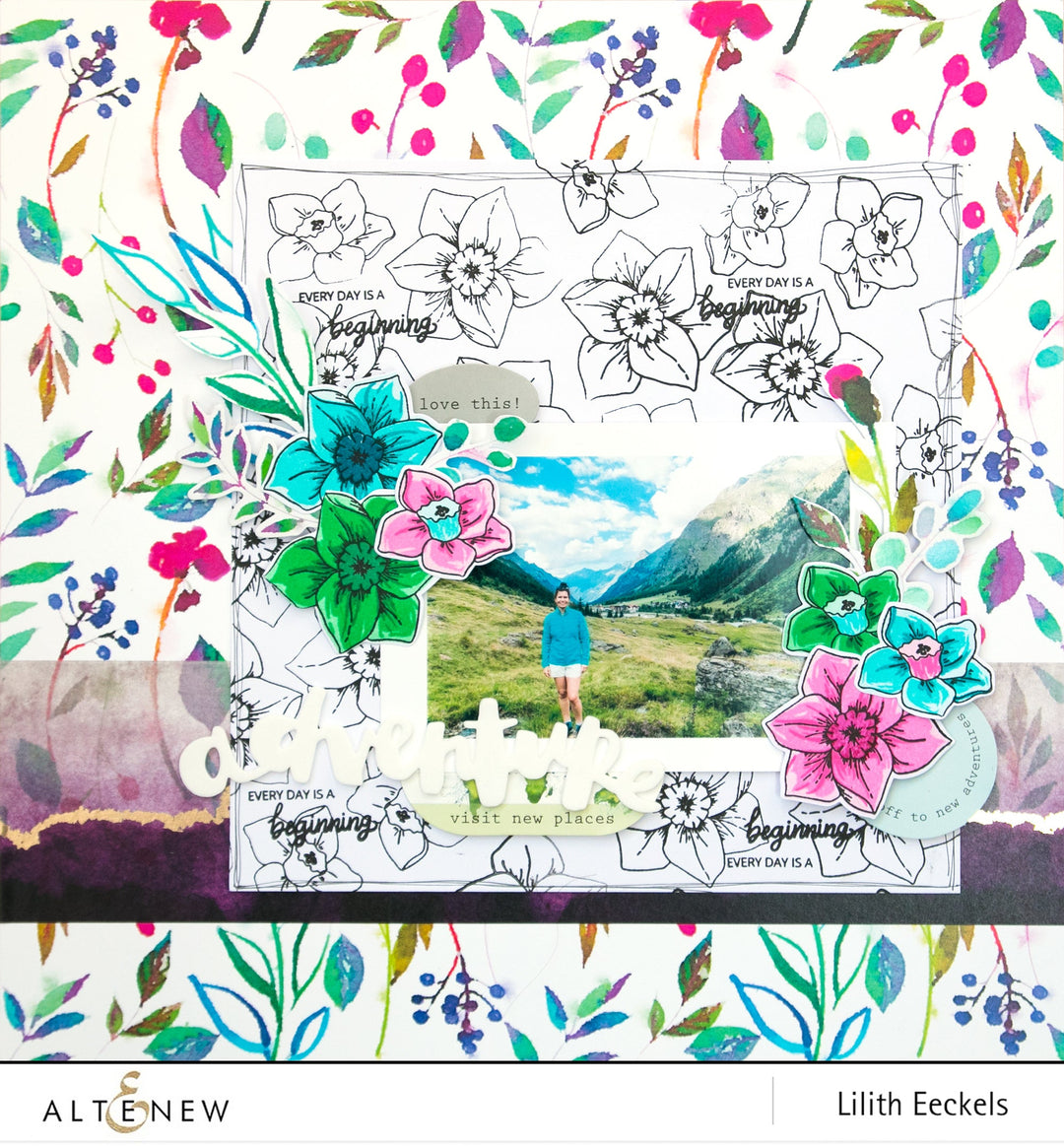Build-A-Flower Set Build-A-Flower: Daffodil Layering Stamp & Die Set