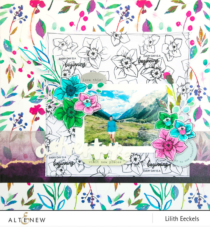 Build-A-Flower Set Build-A-Flower: Daffodil Layering Stamp & Die Set