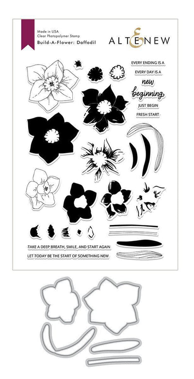 Build-A-Flower Set Build-A-Flower: Daffodil Layering Stamp & Die Set